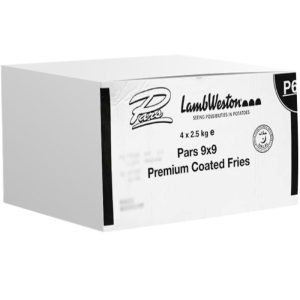 Lamb Weston Pars Coated Fries 9 x 9 4x2.27kg