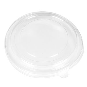 Kraft Salad Round Container PP Clear Lids For 1300cc 1x300