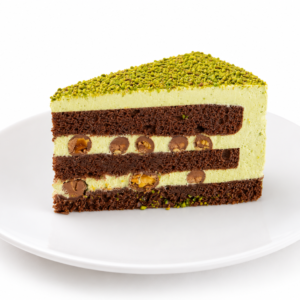 Pistachio & Chocolate Cake (12 Slices)